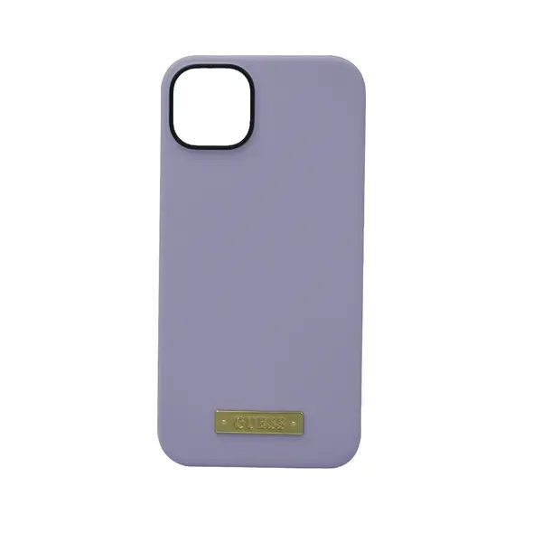 Guess MagSafe Liquid Silicone Logo Hard Case For iPhone 14 Max Plate