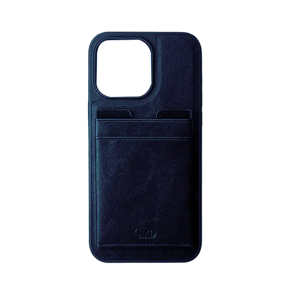 Hdd Wallet Hard Case For iPhone 14 Pro Max Blue
