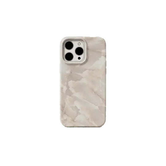 Ideal Of Sweden Printed Case iPhone 16 Pro Max Rose Pearl Marble