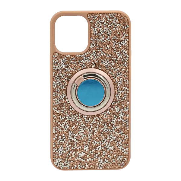 iSAFE Bling Ring Hard Cover iPhone 12 Mini Black
