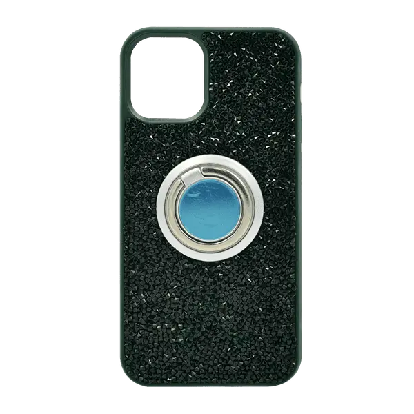iSAFE Bling Ring Hard Cover iPhone 12 Mini Green