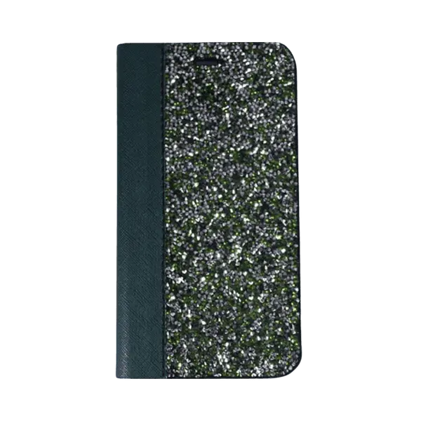 iSAFE Bling Stone Leather Case iPhone 11 Pro Green