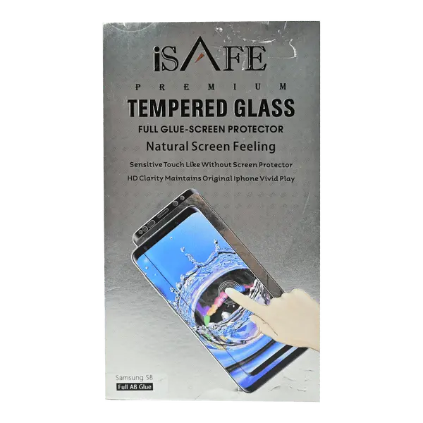 iSAFE HD Glass Screen Guard Full Glue Galaxy S8