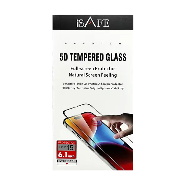 iSAFE HD Glass Screen Guard iPhone 15