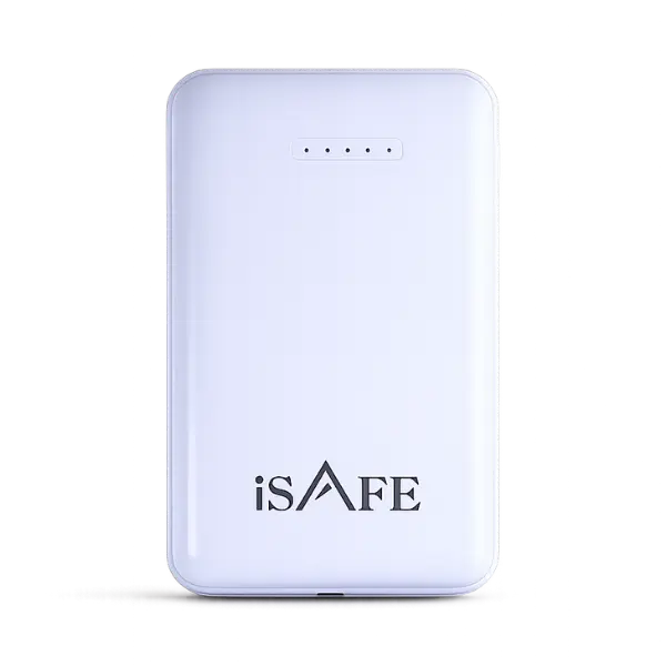 iSAFE Suction Power Bank 5000MAH White