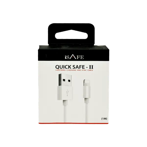 iSAFE USB To Lightning 1 Metre Cable
