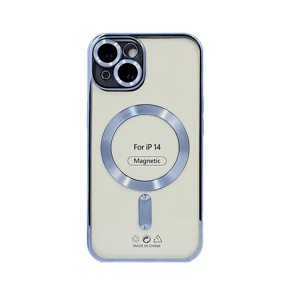 J Blue MagSafe iPhone 14 Hard Case