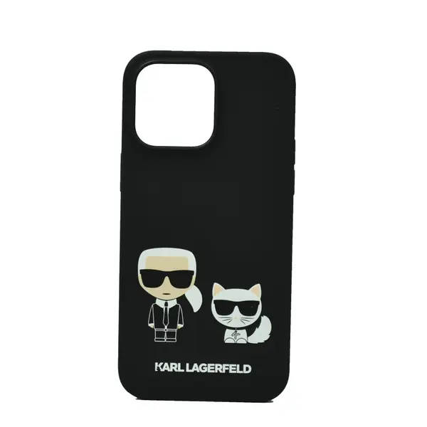 Karl Lagerfeld Liquid Silicone Karl Choupette Case For iPhone 14 Pro Max