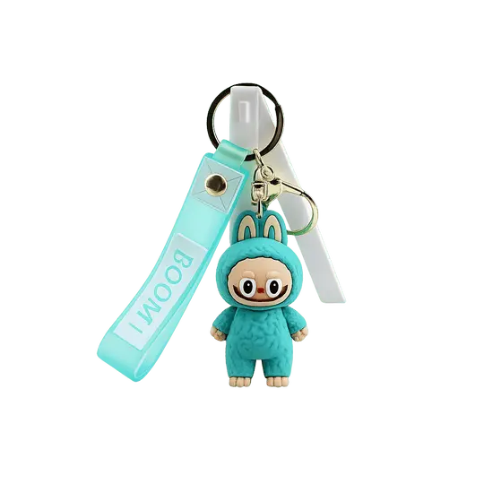 Labubu Keychain Dark Green