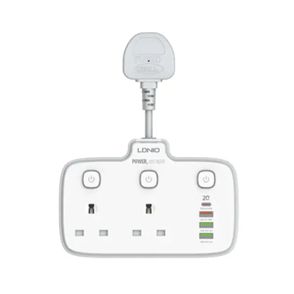 Ldnio SK2492 Outlet+usb+pd 2500W Fast Charger