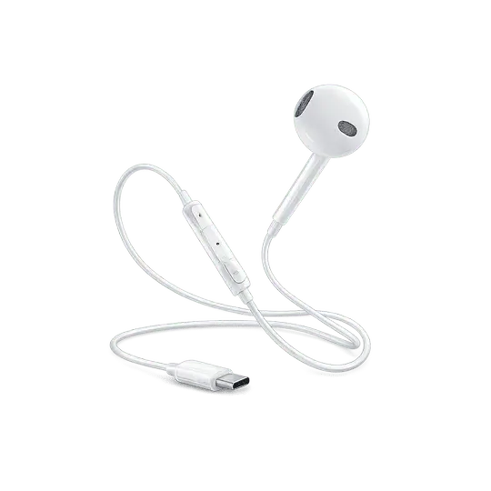 Levore Type C Mono Wired Earphone LEW32 White