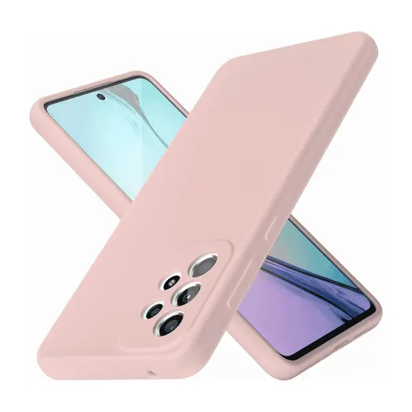 M Silicone Case For Galaxy A73 Pink