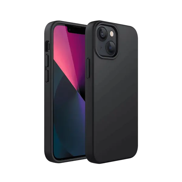 M Silicone Case For iPhone 13 Mini Black