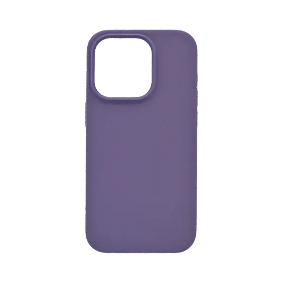M Silicone Case For iPhone 14 Pro Purple