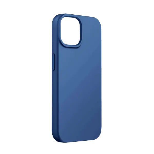 M Silicone Case For iPhone 15 Blue