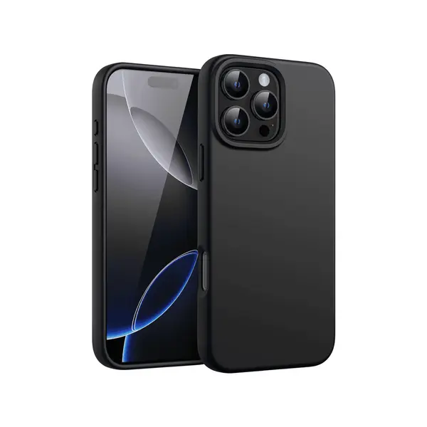 M Silicone Case For iPhone 16 Pro Black