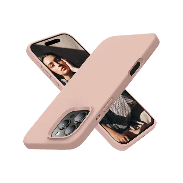 M Silicone Case For iPhone 16 Pro Taupe