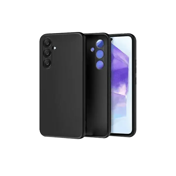 M Silicone Case For Samsung Galaxy A55 Black
