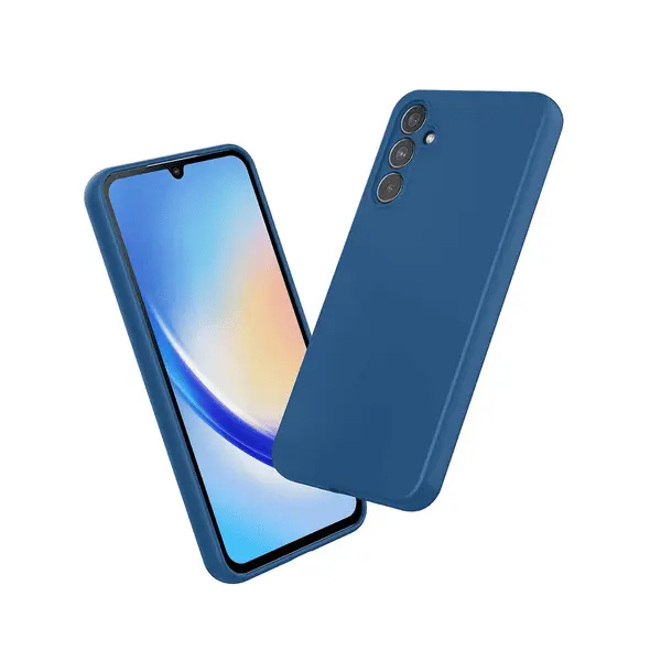 M Silicone Case Galaxy A04S Blue