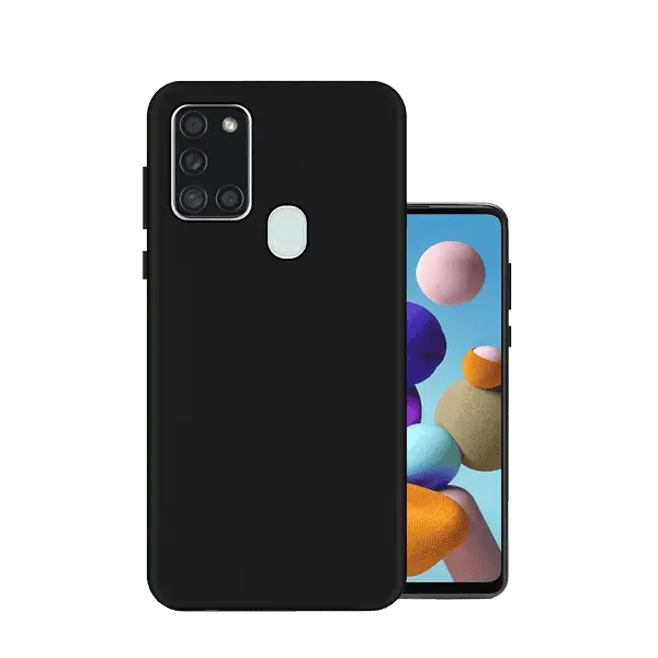 M Silicone Case Galaxy A21S Black