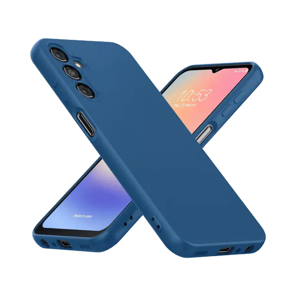 M Silicone Case Galaxy A24 Blue