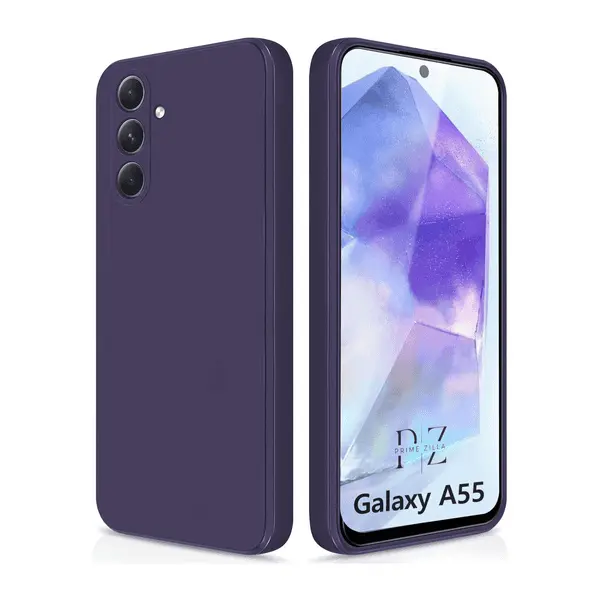 M Silicone Case Galaxy A55 Purple