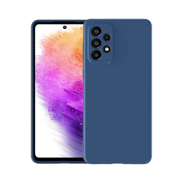 M Silicone Case Galaxy A73 Blue