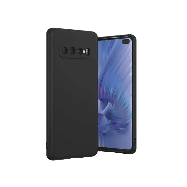 M Silicone Case Galaxy S10 Plus Black