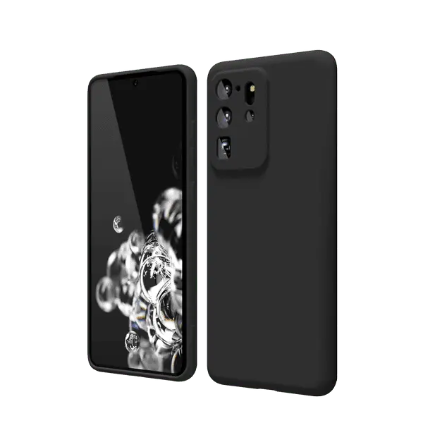M Silicone Case Galaxy S20 Ultra Black