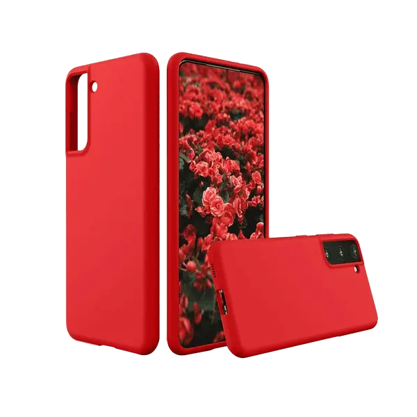 M Silicone Case Galaxy S21 Plus Red
