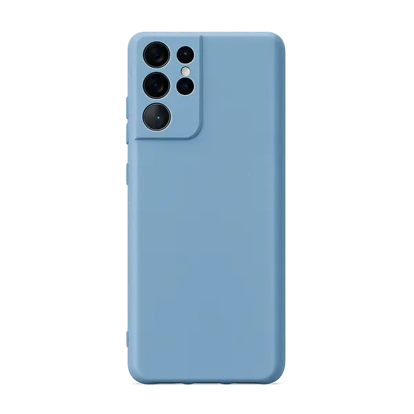 M Silicone Case Galaxy S21 Ultra Blue