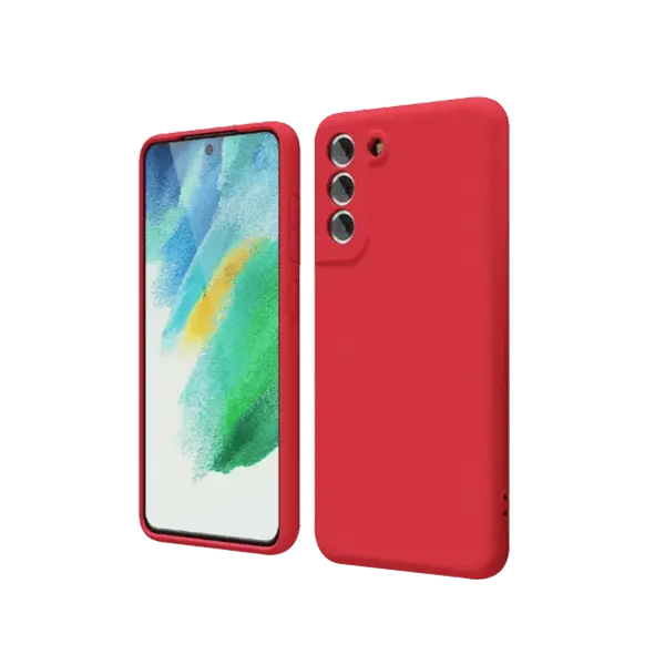 M Silicone Case Galaxy S21 Ultra Red