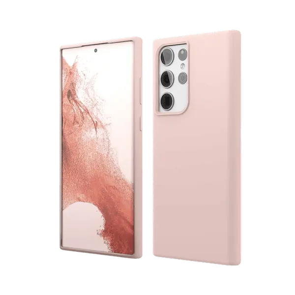 M Silicone Case Galaxy S22 Ultra Pink