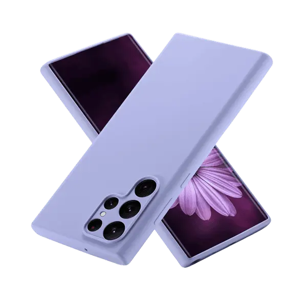 M Silicone Case Galaxy S22 Ultra Purple