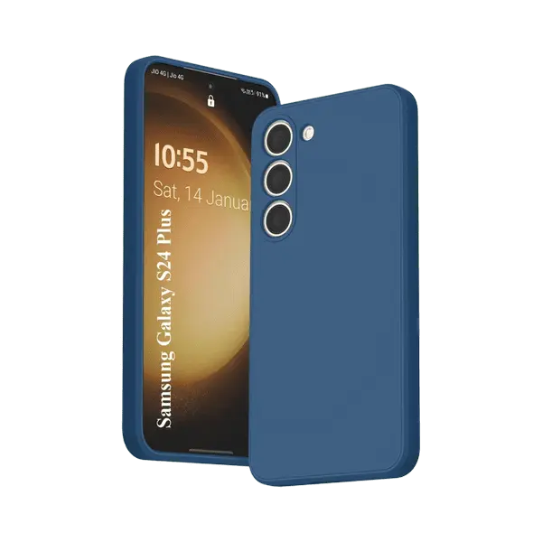 M Silicone Case Galaxy S24 Plus Blue