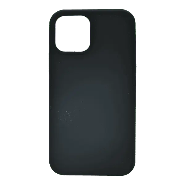 M Silicone Case iPhone 12 12 Pro Black