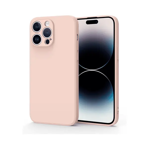 M Silicone Case iPhone 14 Pro Max Pink