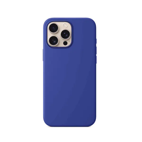 M Silicone Case iPhone 16 Pro Max Blue Ftr