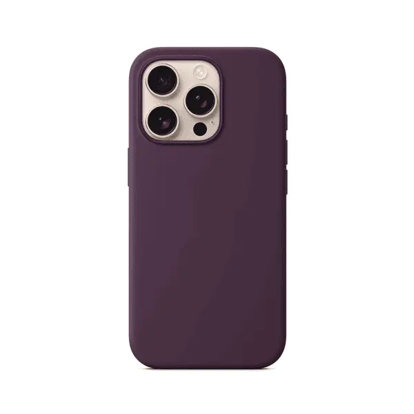 M Silicone Case iPhone 16 Pro Max Purple Ftr
