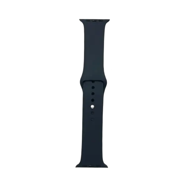 M Watch Silicone Strap 45MM Black