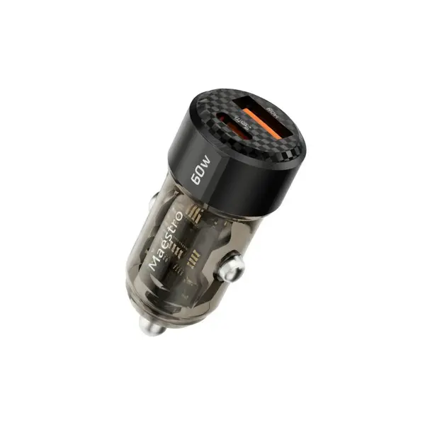 Maestro 60W Transparent Quick Car Charger