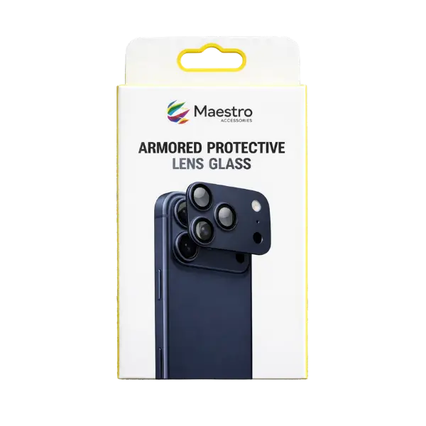 Maestro Armor Camera Glass Protector iPhone 17 Pro Max Blue