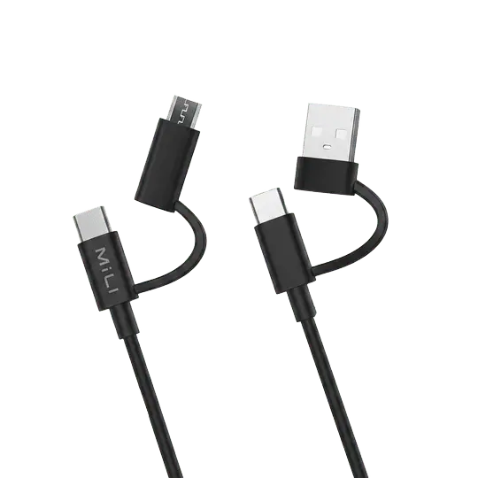 Mili 4IN1 Cable 1M Black