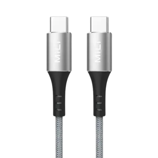 Mili Braided Type C To Type C Cable 1 M Gray