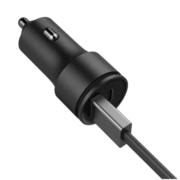 Mili Smart Dual Compact Car Charger Black