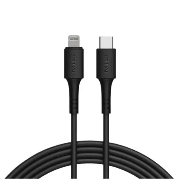 Mili Type C To Lightning Cable 1M Black