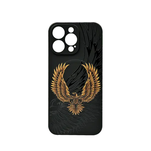 Mobilius Silicone Case With Microfiber And MagSafe For Apple 15 Dubai The Eagle In Flight