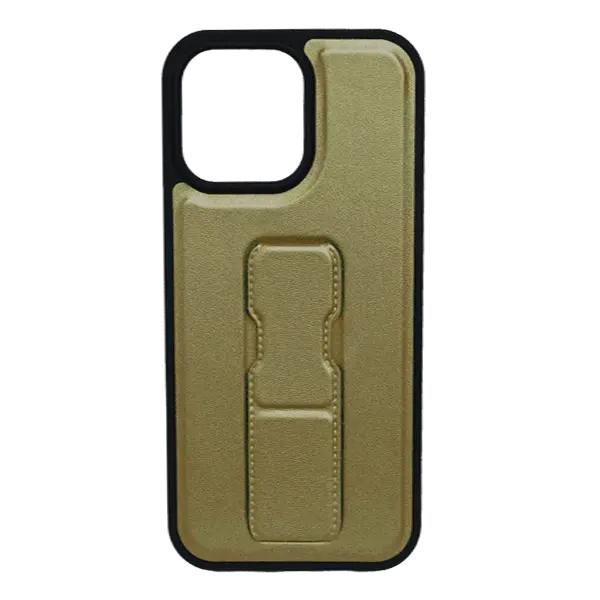 Mocome Grip Stand Holder Case For iPhone 16 Pro Desert Titanium