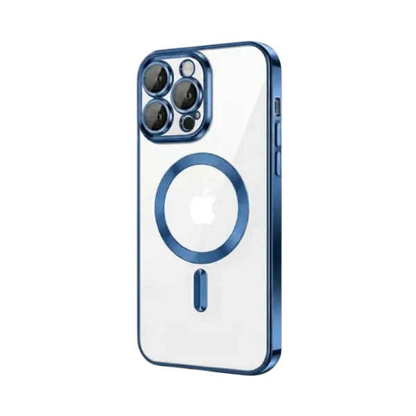 Movenchy Tpu MagSafe Case For iPhone 16 Plus Blue