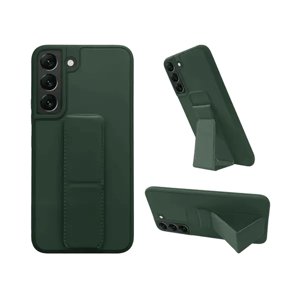 My Choice Leather Back Cover Grip Galaxy S22 Plus Green